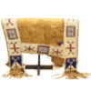 HORSE-SADDLE-NATIVE AMERICAN 8 Native American Beaded Horse Saddle Blanket Powwow