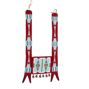 Martingale-collar 101 Native American Beaded Horse Martingale Collar