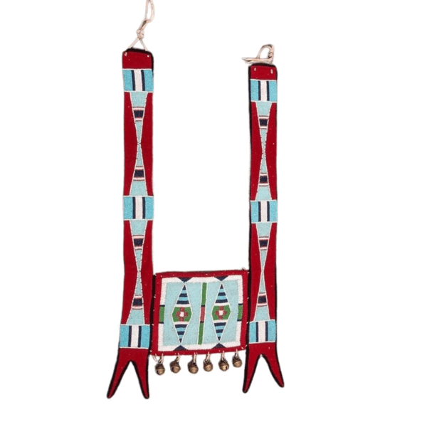 Native American Beaded Horse Martingale Collar