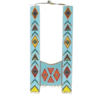 Martingale-collar 102 Native American Beaded Horse Martingale Collar