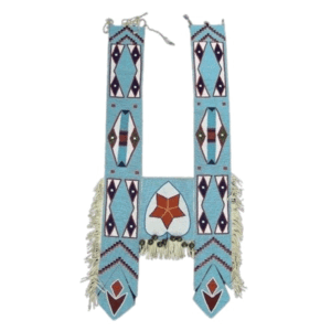 Martingale-collar 103 Native American Beaded Horse Martingale Collar