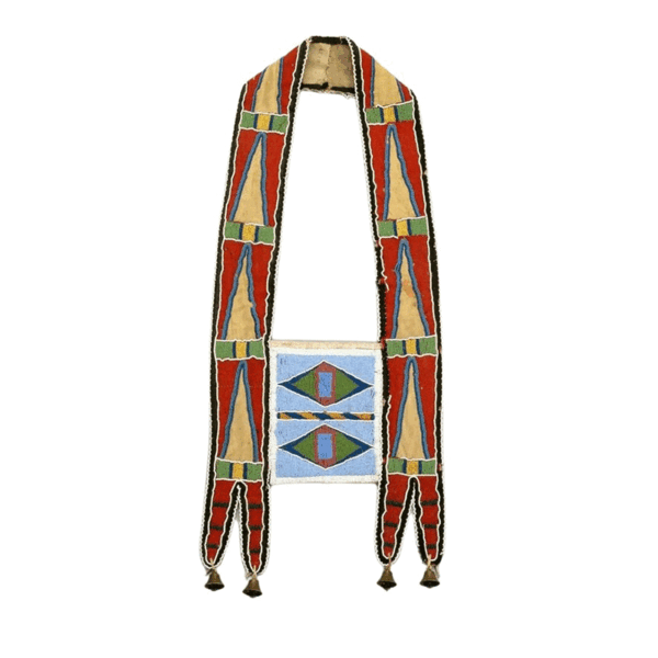Martingale-collar 104 Native American Beaded Horse Martingale Collar