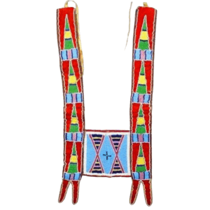 Martingale-collar 105 Native American Beaded Horse Martingale Collar