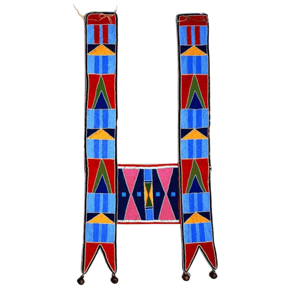 Native American Beaded Horse Martingale Collar 106 Native American Beaded Horse Martingale Collar