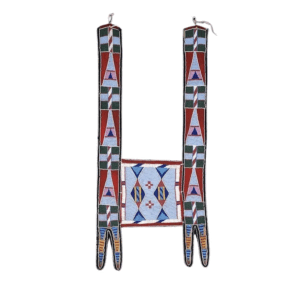Martingale-collar 108 Native American Beaded Horse Martingale Collar
