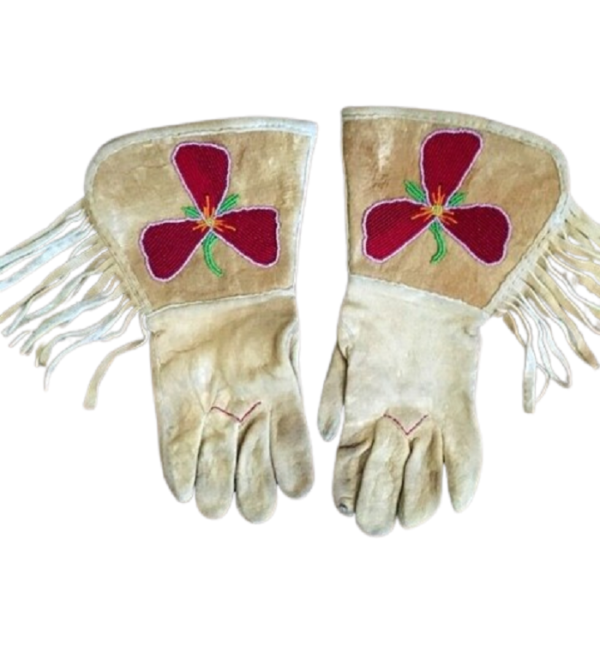 Beaded Gloves Handmade Beaded Gauntlet PWGV14