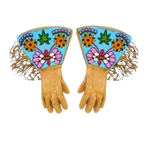 Native beaded gloves