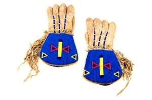 Beaded Gloves Handmade Beaded Gauntlet PWGV33