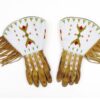 Beaded Gloves 35 Beaded Gloves Handmade Beaded Gauntlet PWGV35