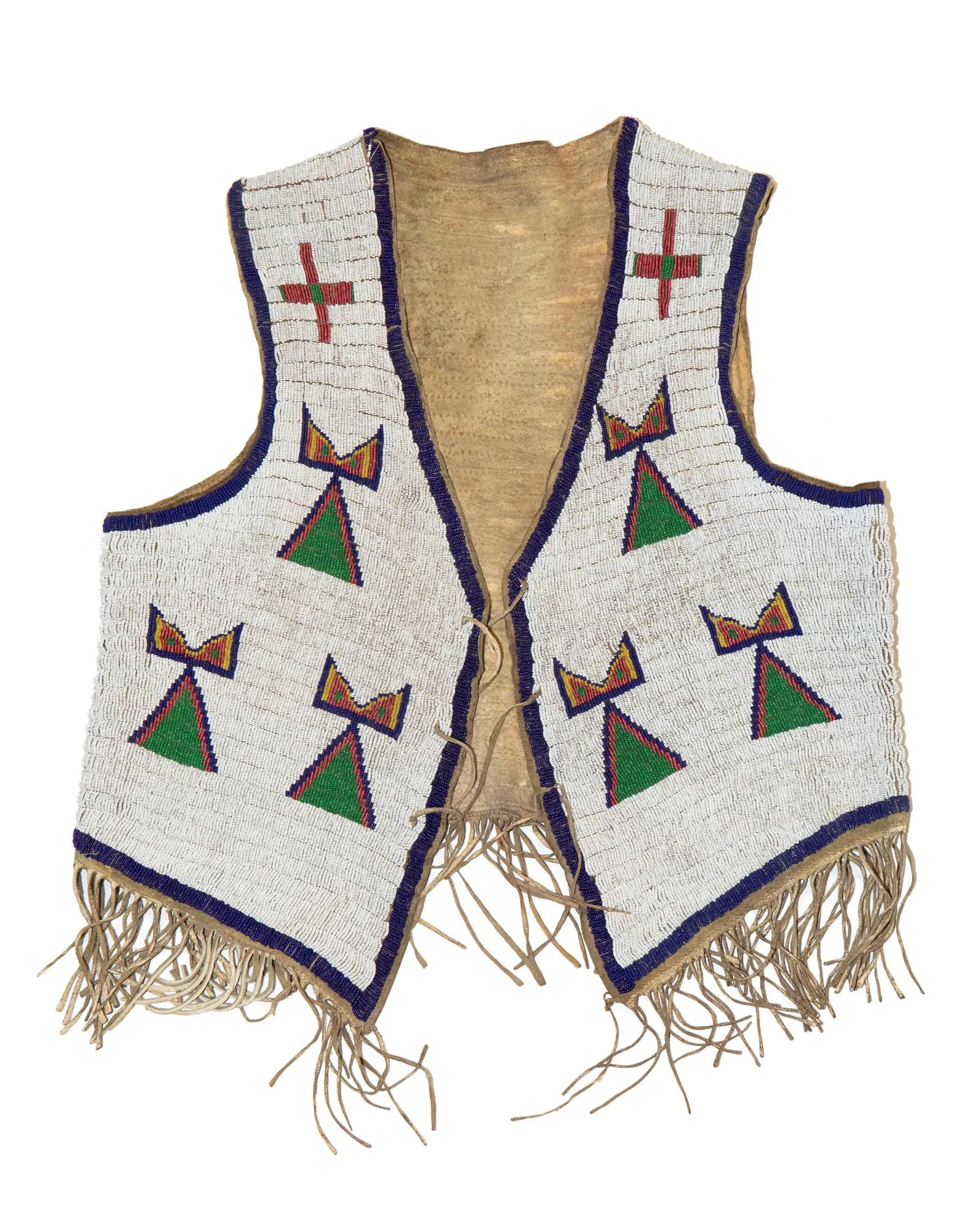 Handmade Beaded Vest Powwow Regalia