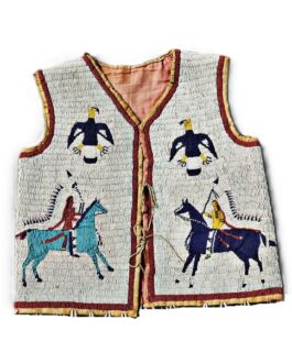 Handmade Beaded Vest Powwow Regalia NAV187