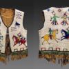 203 Handmade Beaded Vest Powwow Regalia NAV203