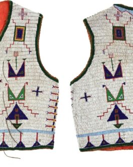 Handmade Beaded Vest Powwow Regalia NAV236