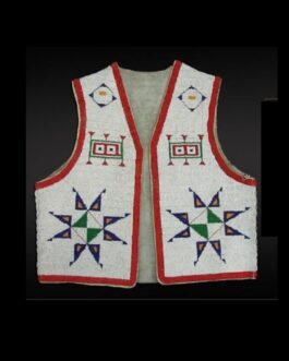 Handmade Beaded Vest Powwow Regalia NAV109