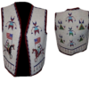 Handmade Beaded Vest Powwow Regalia NAV181