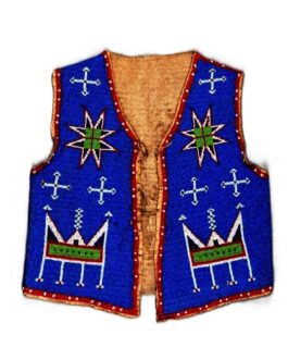 Handmade Beaded Vest Powwow Regalia NAV199