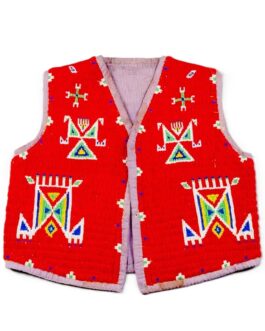 Handmade Beaded Vest Powwow Regalia NAV200