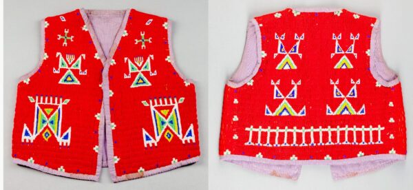 Handmade Beaded Vest Powwow Regalia NAV200