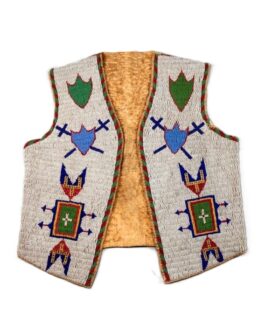Handmade Beaded Vest Powwow Regalia NAV201