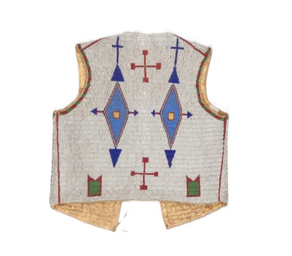 Handmade Beaded Vest Powwow Regalia NAV201