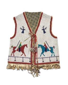 Handmade Beaded Vest Powwow Regalia NAV204
