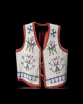Handmade Beaded Vest Powwow Regalia NAV206