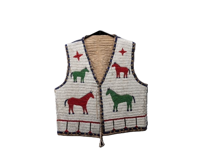 Handmade-Beaded-Vest-Powwow-Regalia-