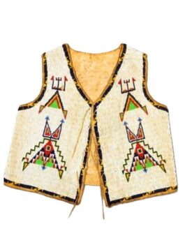 Handmade Beaded Vest Powwow Regalia NAV208