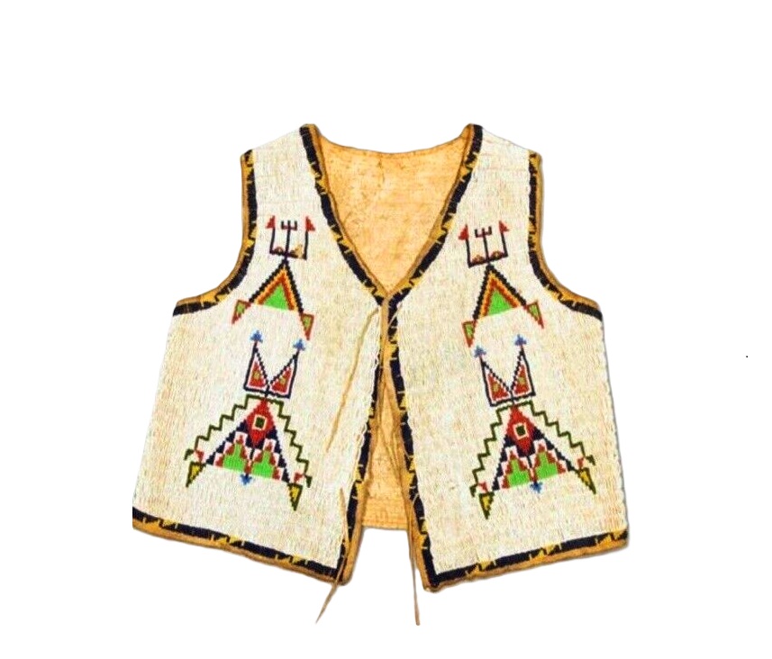 Handmade-Beaded-Vest-Powwow-Regalia-