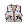 Handmade Beaded Vest Powwow Regalia 212D Handmade Beaded Vest Powwow Regalia