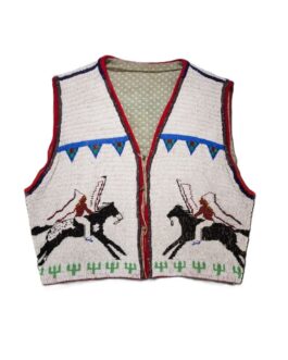 Handmade Beaded Vest Powwow Regalia NAV212