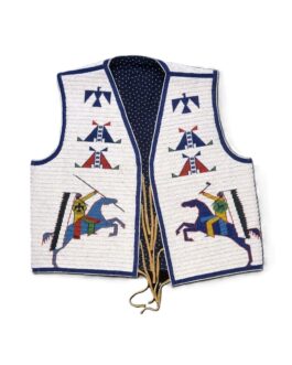 Handmade Beaded Vest Powwow Regalia NAV213