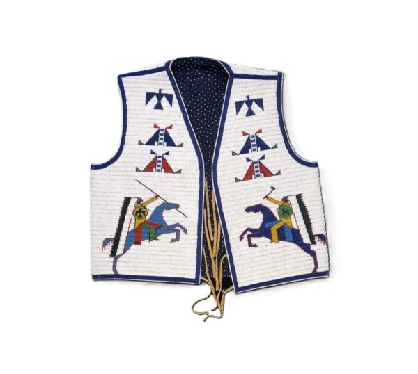 Handmade Beaded Vest Powwow Regalia