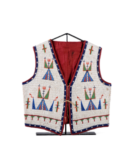 Handmade Beaded Vest Powwow Regalia NAV214