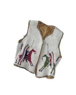 Handmade Beaded Vest Powwow Regalia NAV220