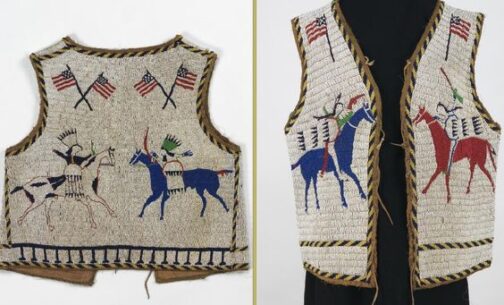Handmade Beaded Vest Powwow Regalia