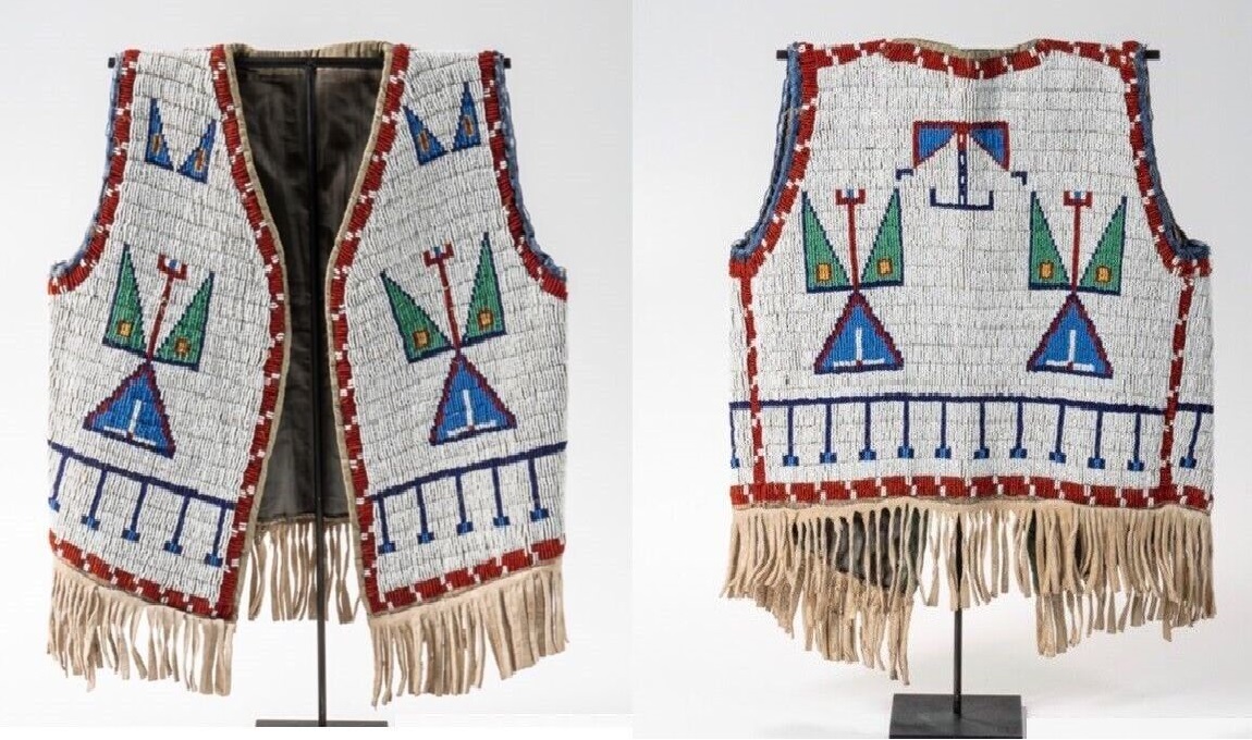 Handmade-Beaded-Vest-Powwow-Regalia-