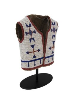 Handmade Beaded Vest Powwow Regalia NAV227