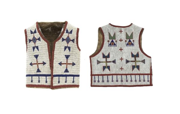 Handmade Beaded Vest Powwow Regalia