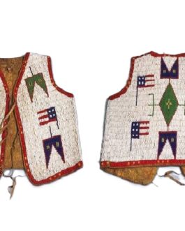 Handmade Beaded Vest Powwow Regalia NAV230