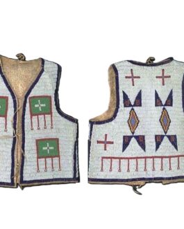 Handmade Beaded Vest Powwow Regalia NAV232