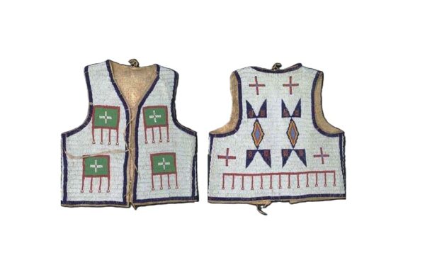 Handmade Beaded Vest Powwow Regalia