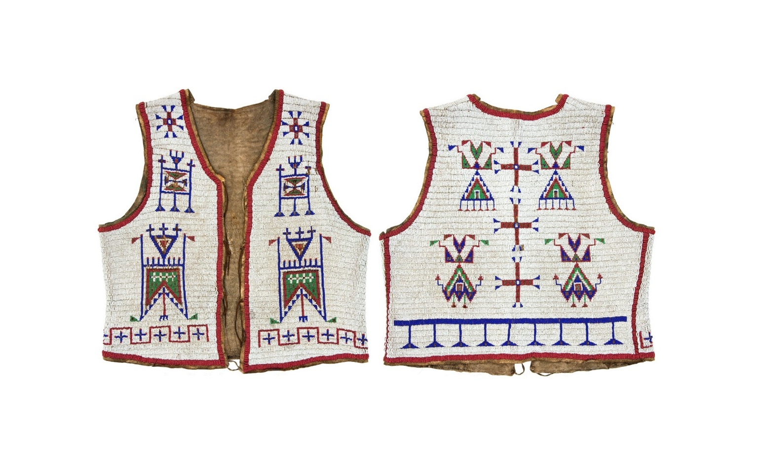 Handmade Beaded Vest Powwow Regalia