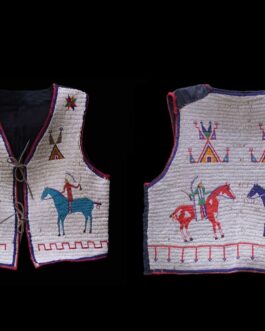 Handmade Beaded Vest Powwow Regalia NAV266