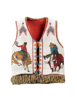 Handmade Beaded Vest Powwow Regalia NAV205
