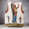 Handmade Beaded Vest Powwow Regalia NAV205