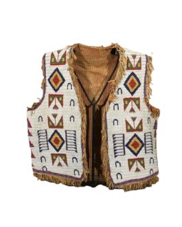 Handmade Beaded Vest Powwow Regalia NAV105