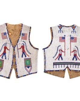 Handmade Beaded Vest Powwow Regalia NAV237