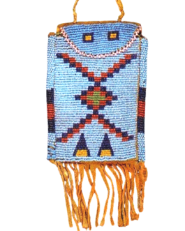 Native American Beaded Bag for Powwow PBG283
