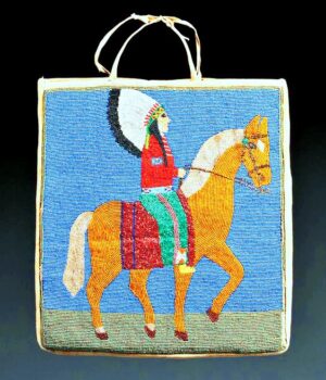 Native American Beaded Bag for Powwow